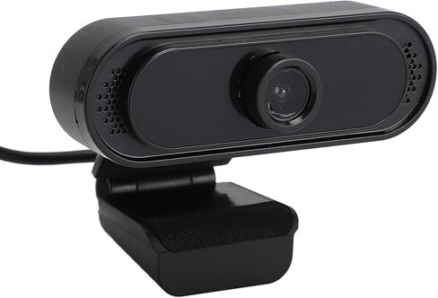 كاميرا ويب 1080P HD 30 إطارًا في الثانية، كاميرا ويب USB HD للكمبيوتر مع ميكروفون إلغاء الضوضاء، التركيز التلقائي، التوصيل والتشغيل، للتكبير/السكايب/وقت الوجه، المؤتمرات ومكالمات الفيديو in Kuwait
