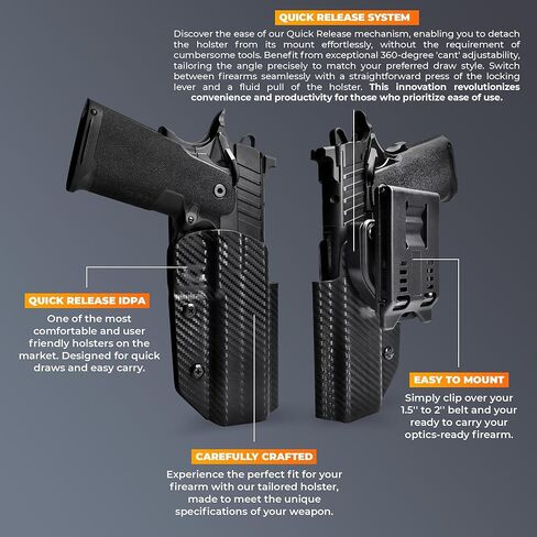 OWB Quick Detach IDPA - خارج حافظة حزام الخصر - يناسب Staccato HD C3.6 in Kuwait