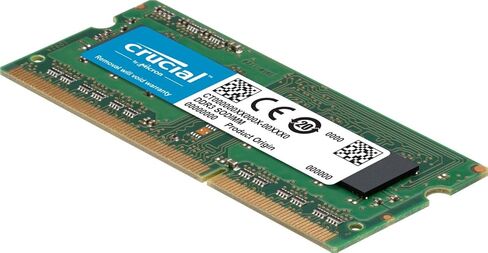 Crucial 8GB Kit (4GBx2) DDR3/DDR3L 1600 MT/s (PC3L-12800) Unbuffered SODIMM 204-Pin Memory - CT2KIT51264BF160BJ in Kuwait