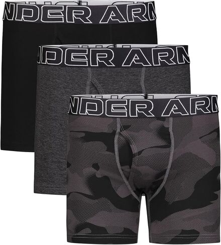 Under Armour Boys' Performance Boxer Briefs, Snowman Print, YLG in Saudi Arabia