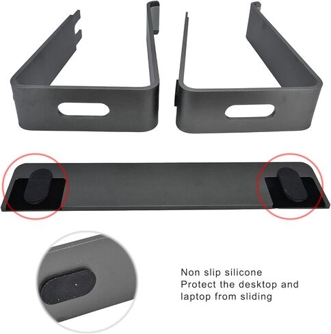 Laptop Stand for Desk, Aluminum Laptop Stand, Detachable Laptop Mount for Laptops from 10 Inches to 17.3 Inches in Saudi Arabia