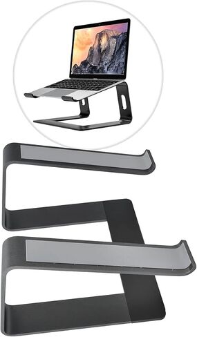 Laptop Stand for Desk, Aluminum Laptop Stand, Detachable Laptop Mount for Laptops from 10 Inches to 17.3 Inches in Saudi Arabia