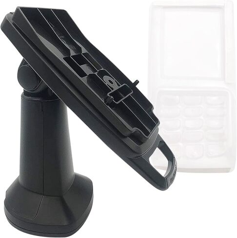 حامل ENS Tailwind Pax S300 مقاس 7 بوصات مزلاج وقفل مرن بالإضافة إلى حامل PIN مع غطاء حماية كامل للجهاز من الانسكابات، أسود in Kuwait