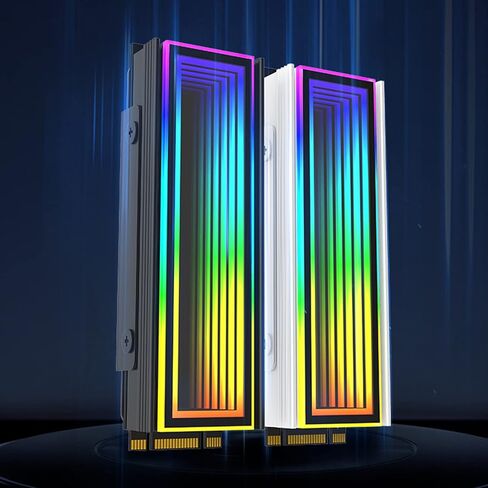 مبددات حرارة M.2 SSD مبردات مشتت حرارة تبريد M.2 مشعات إضاءة ARGB مبددات حرارة صغيرة وخفيفة الوزن in Kuwait