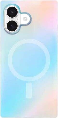 حافظة حماية مربعة رسمية FLAUNT - متوافقة مع iPhone 17 - متوافقة مع MagSafe والشحن اللاسلكي - تم اختبارها ضد السقوط ومقاومة للصدمات - (قشرة أذن البحر) in Kuwait