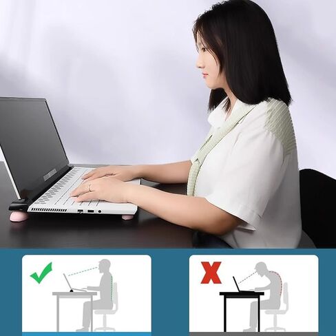 حصيرة تبديد الحرارة متعددة الزوايا لأجهزة الكمبيوتر المحمولة مع هيكل من السيليكون غير القابل للانزلاق وتخزين سيليكون مدمج لأجهزة الكمبيوتر المحمول in Saudi Arabia