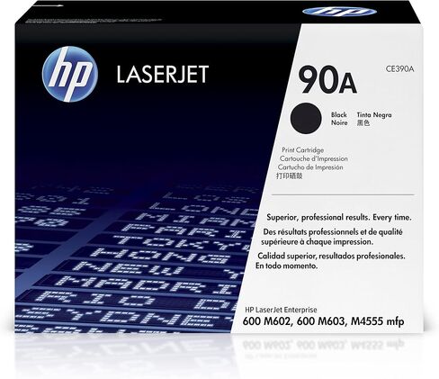 HP 90X Black High-yield Toner Cartridges (2-pack) | Works with HP LaserJet Enterprise 600 M602, M603 Series, HP LaserJet Enterprise M4555 MFP Series | CE390XD in Kuwait