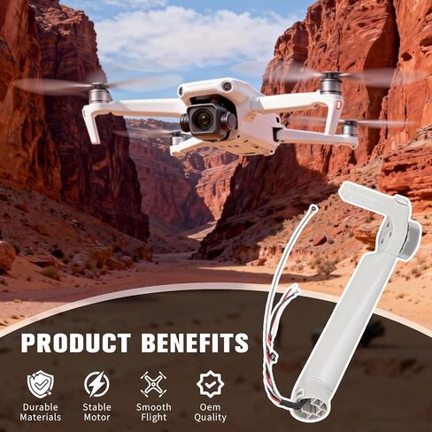 مجموعة ذراع محرك الطائرة بدون طيار Mini 3، ذراع يسار خلفي بديل، متوافق مع قطع غيار DJI Mini 3 in Kuwait