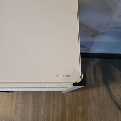 أرفف Velusian للتخزين، رف تخزين معدني عالي التحمل بثلاث طبقات مع فواصل قابلة للتعديل، سهلة التجميع، وسعة 150 رطل لكل طبقة - مثالية للمطبخ، أو المرآب، أو منظمة الخزانة in Saudi Arabia