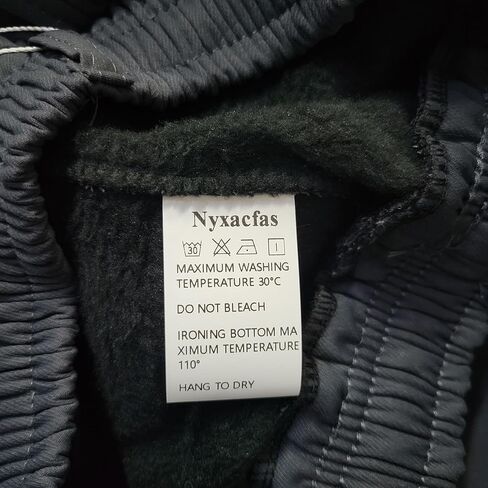 بنطال رياضي من Nyxacfas، بنطال رياضي مبطن بالصوف، بنطال رياضي شتوي حراري مع جيوب in Saudi Arabia