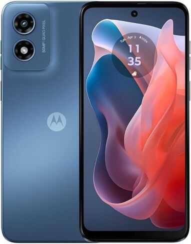 Motorola Total Wireless Moto G Play (2024) XT2413V سعة تخزين 64 جيجابايت وذاكرة الوصول العشوائي 4 جيجابايت وشاشة 6.5 بوصة HD+ باللون الأزرق (متجدد) in Saudi Arabia