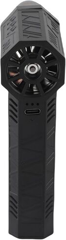 Compressed Air Duster, 130000RPM Cordless Electric Air Duster 200W Mini Blower Rechargeable Air Duster Car Blower for Drying for PC Keyboard Car, Home, Outdoors, Black in Saudi Arabia