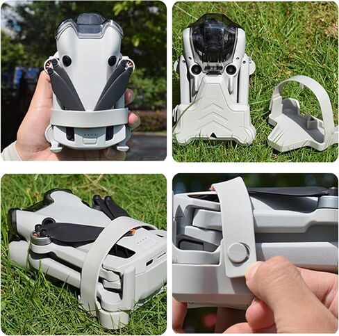 واقي المروحة وحامل لطائرة DJI Mini 4 Pro بدون طيار، مثبت تثبيت الشفرة المضادة للتصادمات، واقي دعامة سريع التحرير، ملحق حماية فعالة للطائرة بدون طيار in Kuwait