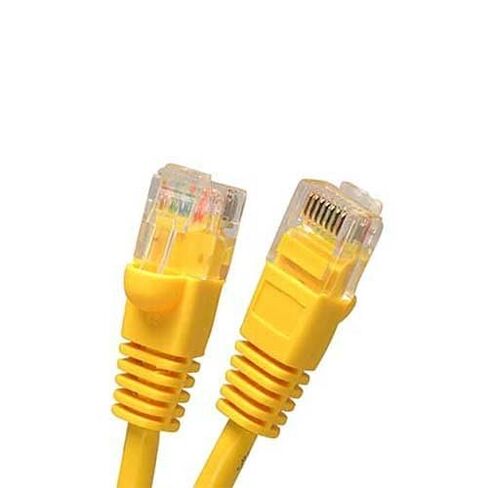 0E-C5EYW76 كابل توصيل CAT5E بطول 7 بوصات، 6 عبوات، أصفر in Kuwait