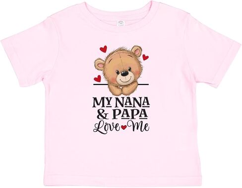 inktastic Nana and Papa Love Me Cute Grandchild Bear Baby T-Shirt in Saudi Arabia