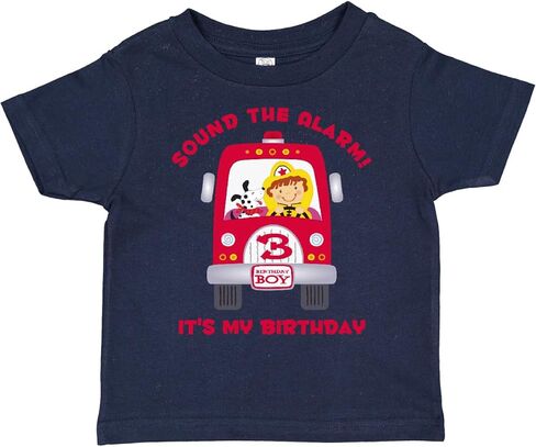 inktastic Fire Truck 3rd Birthday Boy Toddler T-Shirt in Saudi Arabia