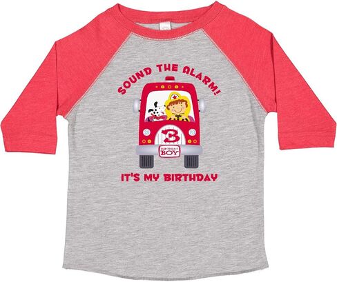 inktastic Fire Truck 3rd Birthday Boy Toddler T-Shirt in Saudi Arabia