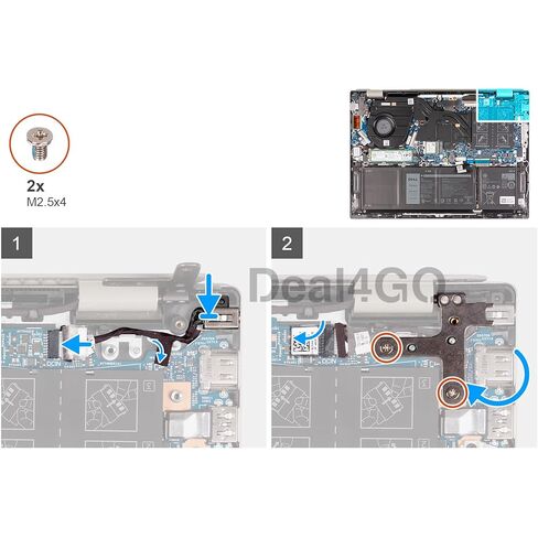 Deal4GO DC Power Jack Connector Cable GJNH4 0GJNH4 Replacement for Dell Inspiron 14 5425 5420 in Saudi Arabia
