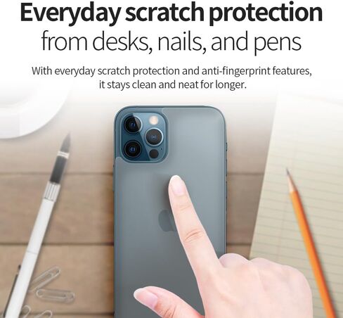 skoko [4 Pcs in 2Pack Matte Back & Side Edge Full Body Cover Protective Film with Slim Lens around Cover for iPhone 17 Pro, Bubble-Free, Easy Attachment, TPU-Like Screen Protector in Saudi Arabia