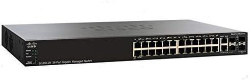 Cisco SG350-28-K9 محول جيجابت مُدار ذو 28 منفذًا (متجدد) in Kuwait