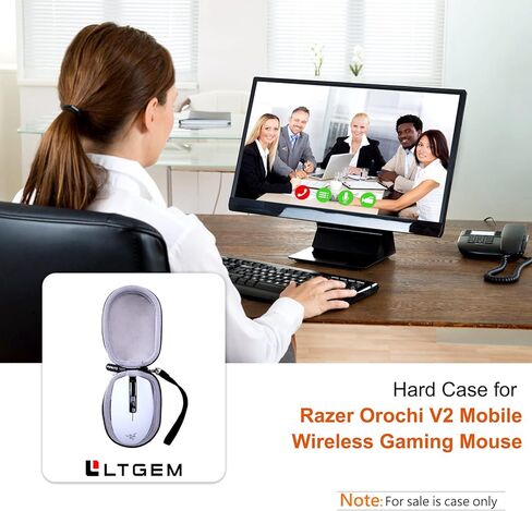 حافظة LTGEM EVA صلبة لجهاز Razer Orochi V2 & Logitech G705 ماوس الألعاب اللاسلكي المحمول - حقيبة تخزين واقية للسفر in Saudi Arabia