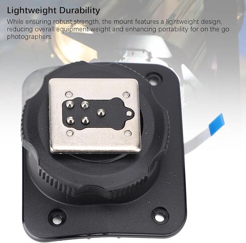 Hot Shoe Mount Foot for V860II C, Lightweight ABS Stable Hot Shoe Replacement Mounting Foot, Camera Flash Repair Parts in Saudi Arabia
