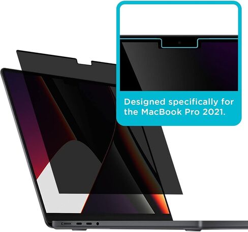 Tech Armor Magnetic Privacy Film Screen Protector Designed for MacBook Pro Retina 16" (2021), Easy Magnet Removal in Saudi Arabia