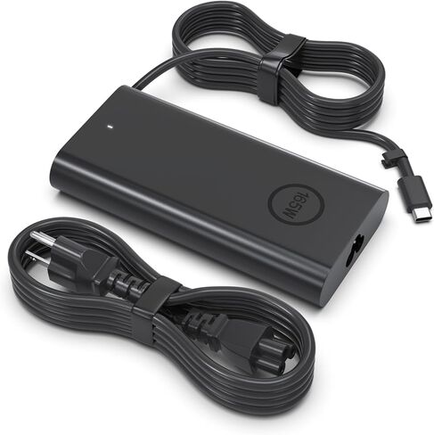شاحن 165W/130W PD 3.1 USB C GaN متوافق مع Dell Precision 5680 5690 3580 3581 XPS 17 9720 9730 XW78Y 450-BBWR ADP-165BB BA DA16250 DA165PM210 LA165PM210 in Kuwait