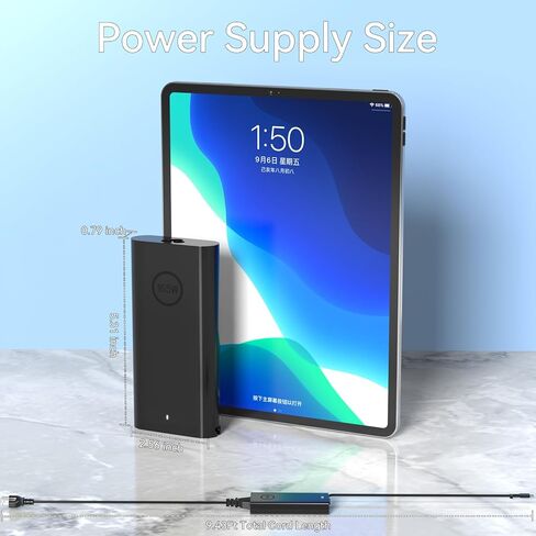 شاحن 165W/130W PD 3.1 USB C GaN متوافق مع Dell Precision 5680 5690 3580 3581 XPS 17 9720 9730 XW78Y 450-BBWR ADP-165BB BA DA16250 DA165PM210 LA165PM210 in Kuwait