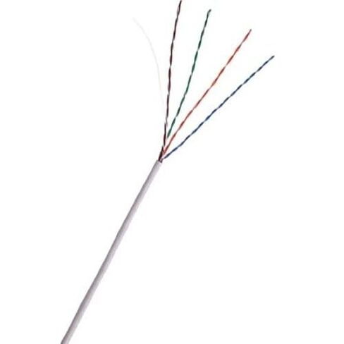 0E-CAT5RWH كابل Riser CAT5e، 24/4 Solid BC، U، CMR/FT4، مقاوم لأشعة الشمس، 1000 بوصة (304.8 متر) صندوق سريع، أبيض in Saudi Arabia