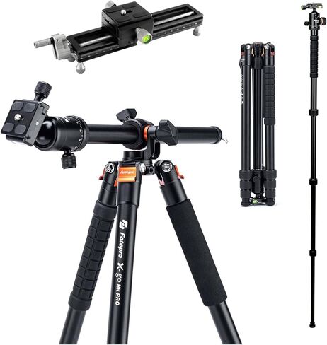 Fotopro 75inch Horizontal Tripod Bundle with Rail Rack Slder in Saudi Arabia
