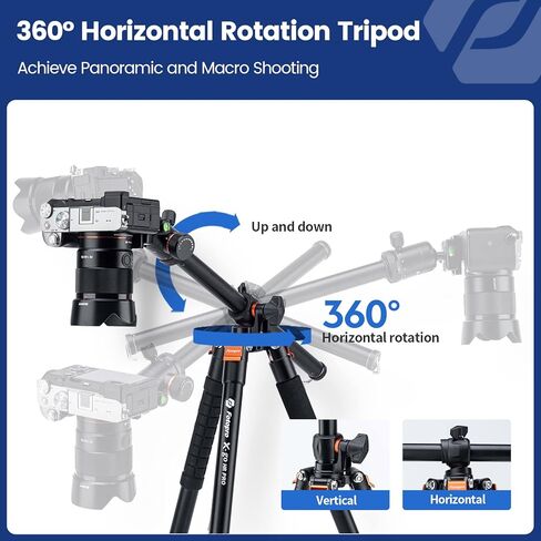 Fotopro 75inch Horizontal Tripod Bundle with Rail Rack Slder in Saudi Arabia