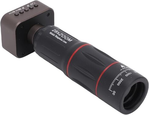 PUSOKEI 18x Zoom Monocular Digital Camera with Built - in Screen, Compact Mini Camera for Concerts, Bird Watching, Travel and Outdoor Adventures in Saudi Arabia