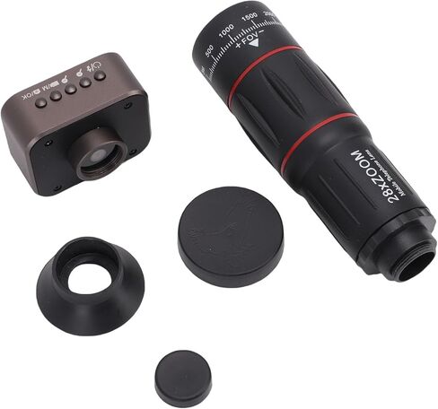PUSOKEI 18x Zoom Monocular Digital Camera with Built - in Screen, Compact Mini Camera for Concerts, Bird Watching, Travel and Outdoor Adventures in Saudi Arabia