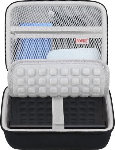 BOVKE Case for Western Digital Elements/My Book Desktop External Hard Drive | Seagate Expansion 6TB-28TB External Hard Drive Desktop HDD Shockproof Carrying Case Protective Storage Travel Bag, Black in Kuwait