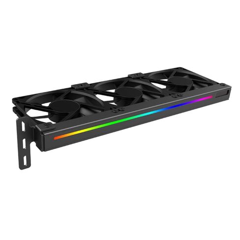 VANZACK Argb 5v مبرد بطاقة الفيديو الصامت 3-pin، مروحة تبريد بطاقة رسومات صغيرة لأجهزة الكمبيوتر المكتبية، مبرد مساعد Pci لأجهزة كمبيوتر الألعاب ومحطات العمل in Kuwait