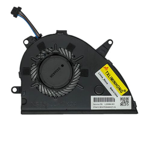 مروحة تبريد وحدة المعالجة المركزية الجديدة المتوافقة لـ HP 15-CS 15-CW 15-CS0061CL 15-CS0069NR 15-CS0072WM 15-CS0079NR 15-CS0082CL 83CL 85CL 86CL 2021CL 2079NR Series L25584-001 L27902-001 NS85B00-17K24 مروحة in Saudi Arabia