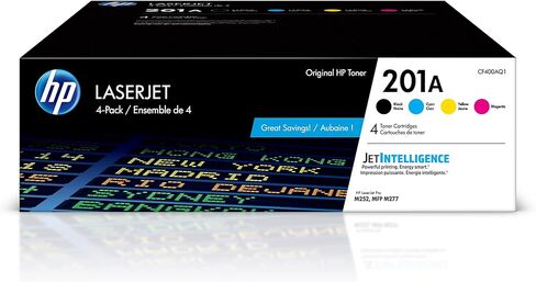 Original HP 201A Magenta Toner Cartridge | Works with HP Color LaserJet Pro M252, HP Color LaserJet Pro MFP M277 Series | CF403A in Kuwait