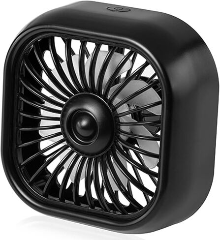 Car Fan USB with LED Light Powerful Cooling Air for Vehicles Powerful Quiet Ventilation Electric Air Circulation Fan in Saudi Arabia