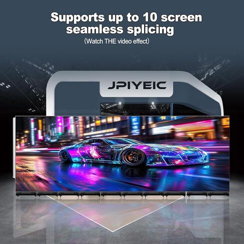 80 inch LED Screen, P1.86 Spliceable Digital Signage Display, Foldable LED Poster Display APP/U-Disk Content Publishing, Advertising Display Kiosk for Events, WiFi/USB/HDMI, Flight Case in Saudi Arabia