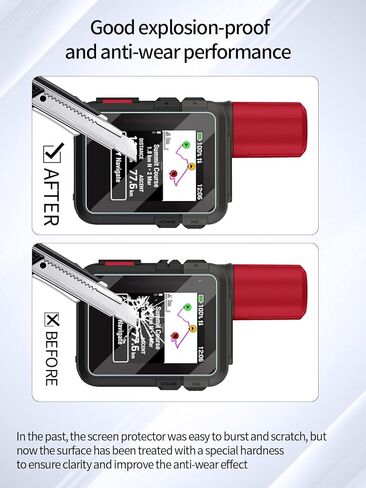 واقي شاشة لجهاز Garmin inReach Mini 3 Plus Satellite Communicator، غشاء نانو مقاوم للخدش عالي الدقة، شفاف عالي الدقة، خالٍ من الفقاعات مع مجموعة سهلة التركيب، 3 عبوات. in Kuwait