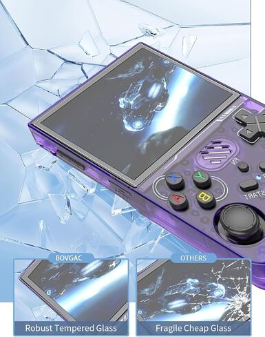 [3 عبوات] واقي شاشة لألعاب ZWXYVUT R36XX Pro Retro المحمولة باليد مقاس 3.5 بوصة من الزجاج المقوى، واقي شاشة لألعاب R36XX Pro المحمولة ضد الخدش والحساسة وصلابة 9H in Kuwait
