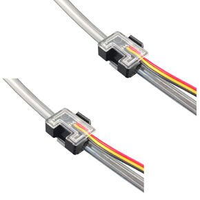 Contactless Tube Liquid Level Sensor PTFS-IR2223D Clamp on The Pipeline Non-Touch Detection External Pipe Water Level Switch, Pack of 2