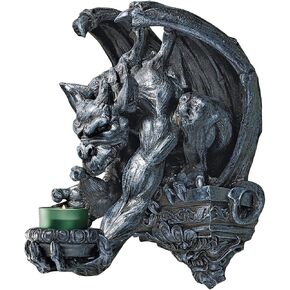 Design Toscano Whitechapel Manor Gargoyle Wall Sconce
