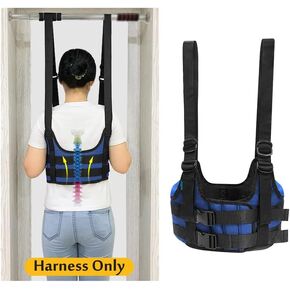 Back Stretcher Hanging Spinal Decompression Harness Back Alignment Device Decompressor Back Belt Lumbar Traction for Home Use Thoracic Stretcher Spine Reset Belt for Lower Back Pain (Medium)