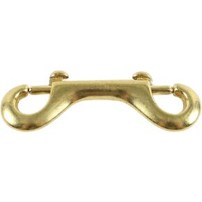 Eye Bolt Snap Scuba Grade Solid Brass 3-3/8" Double Ended Snap Hook Clip