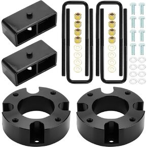AEagle F3" & R2" Leveling Lift Kit for 2007-2021 Tundra(2WD 4WD), Front and Rear Forged Aluminum Strut Spacers