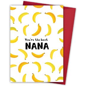 Mothers Day Gifts for Grandma Nana, Great Grandma Gifts Nana Gifts Grandmother Gifts Ideas for Grandma Birthday Gifts, Mother's Day Gifts Mothers Day Card for Grandma Nana, Best Nana Banana Card