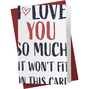 Sweet and Funny Mother's Day Card - Perfect Card for Her - Ideal Mothers Day Card - Karto - This Much You