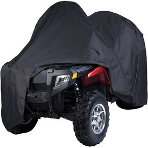 EliteShield Trailerable ATV Cover, Heavy Duty Waterproof Outdoor UV Protection 4 Wheeler Quad Cover for Polaris Kawasaki Yamaha Suzuki Arctic Cat Can-Am, Expandable Cover Fits 83" to 103" Long